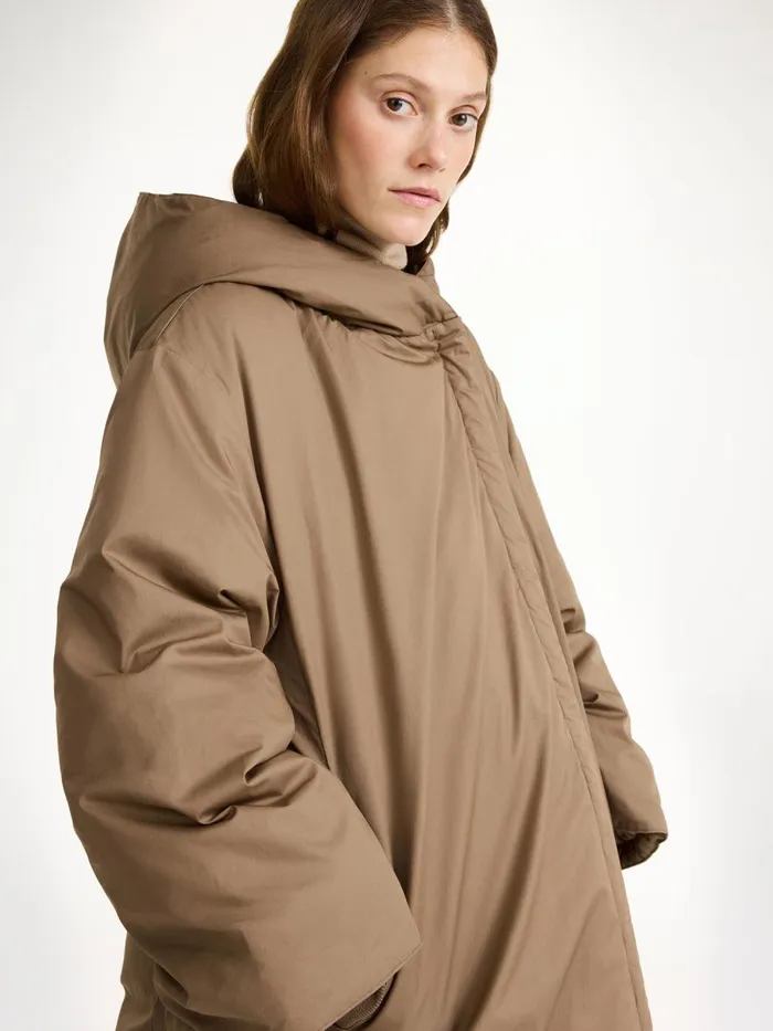 Coats and Jackets Women By Malene Birger Sallimo Padded Coat Shitake