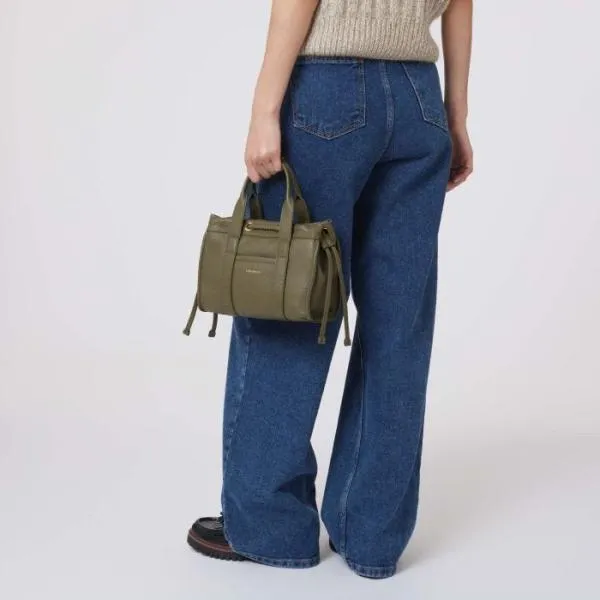 Coccinelle 2day Signature Small Laurel Green Women Coccinelle Top Handle Bag