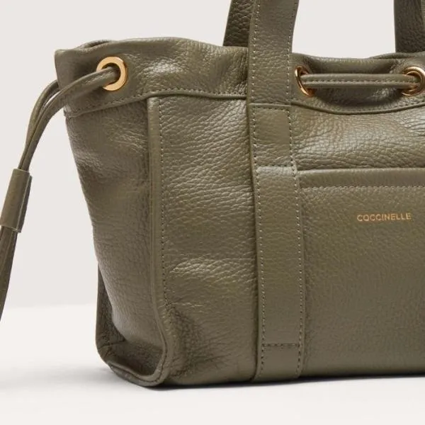 Coccinelle 2day Signature Small Laurel Green Women Coccinelle Top Handle Bag