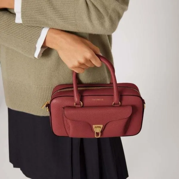 Coccinelle Beat Soft Medium Brandy Women Coccinelle Top Handle Bag
