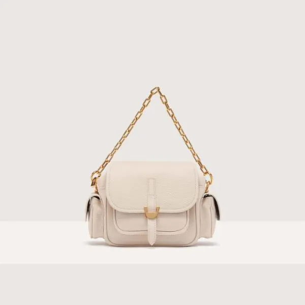 Coccinelle Campus Mini Lambskin White Women Coccinelle Mini Bags