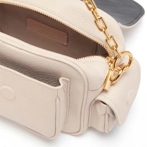 Coccinelle Campus Mini Lambskin White Women Coccinelle Mini Bags