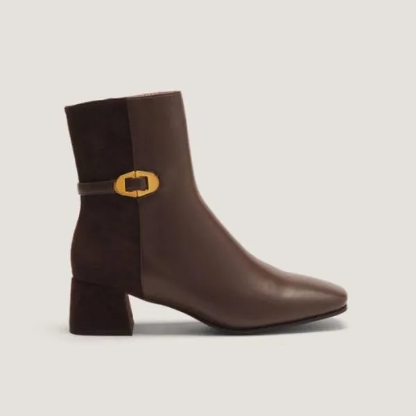Coccinelle Chara Bimaterial Fondant Brown Women Coccinelle Boots And Ankle Boots Coccinelle Chara Bimaterial Fondant Brown Women Coccinelle Boots And Ankle Boots