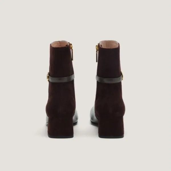 Coccinelle Chara Bimaterial Fondant Brown Women Coccinelle Boots And Ankle Boots Coccinelle Chara Bimaterial Fondant Brown Women Coccinelle Boots And Ankle Boots