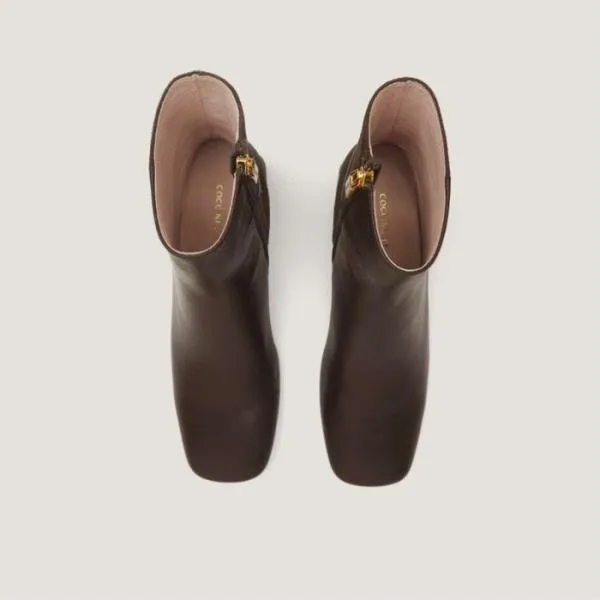 Coccinelle Chara Bimaterial Fondant Brown Women Coccinelle Boots And Ankle Boots Coccinelle Chara Bimaterial Fondant Brown Women Coccinelle Boots And Ankle Boots