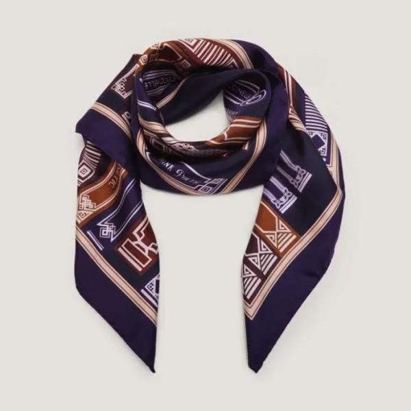 Coccinelle Library Multi Royal Blu Women Coccinelle Scarves And Foulards