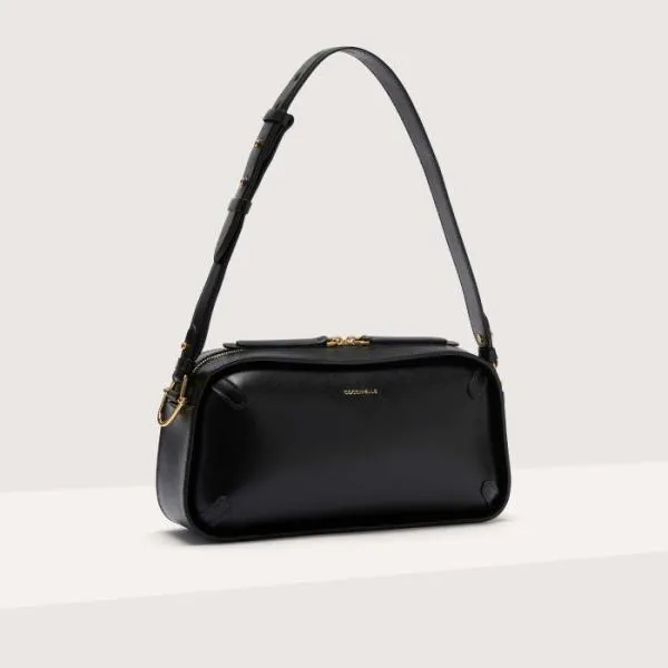 Coccinelle Maleta Calf Cocker Medium Noir Women Coccinelle Shoulder Bags Coccinelle Maleta Calf Cocker Medium Noir Women Coccinelle Shoulder Bags