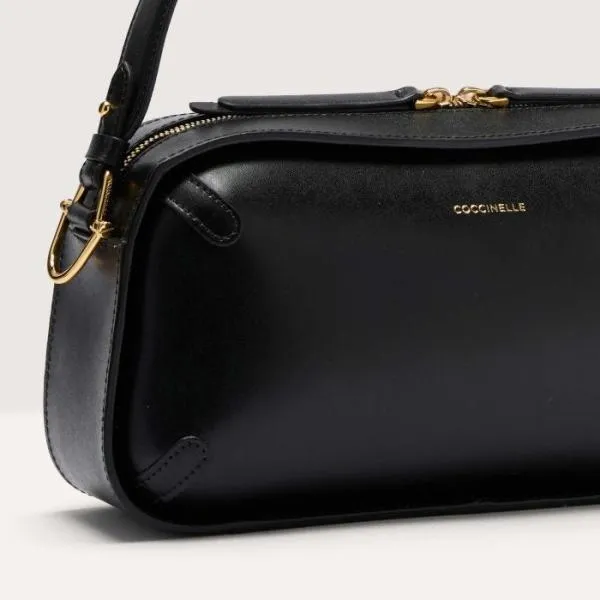 Coccinelle Maleta Calf Cocker Medium Noir Women Coccinelle Shoulder Bags Coccinelle Maleta Calf Cocker Medium Noir Women Coccinelle Shoulder Bags