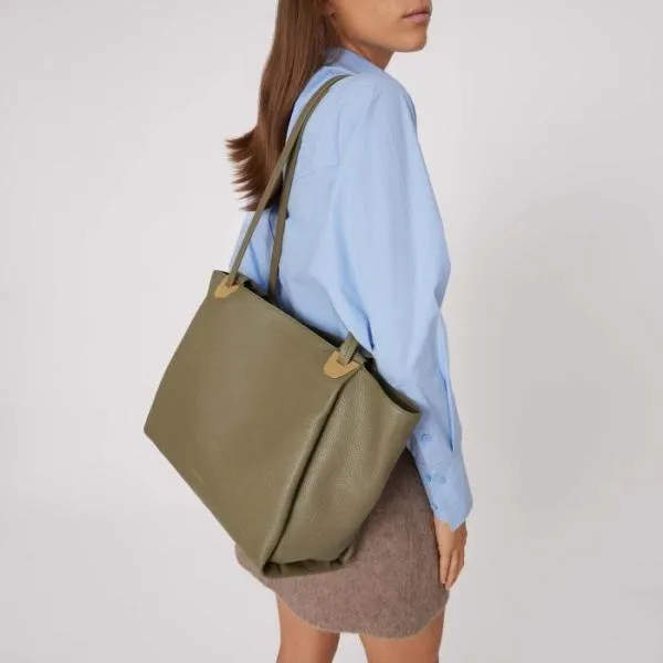 Coccinelle Oliver Medium Laurel Green Women Coccinelle Tote Bags Coccinelle Oliver Medium Laurel Green Women Coccinelle Tote Bags
