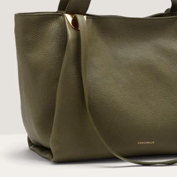 Coccinelle Oliver Medium Laurel Green Women Coccinelle Tote Bags Coccinelle Oliver Medium Laurel Green Women Coccinelle Tote Bags