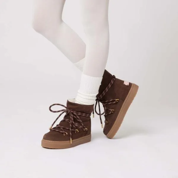 Coccinelle X Inuikii Jacquard Lace Fondbrnatural Women Coccinelle Boots And Ankle Boots