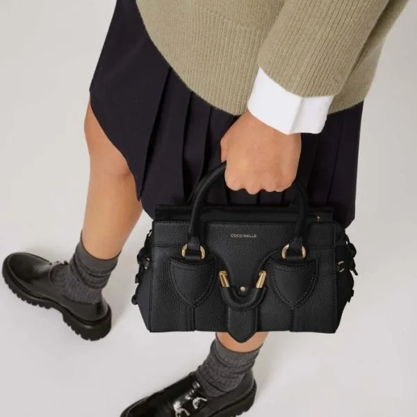 Coccinelle York Small Noir Women Coccinelle Top Handle Bag