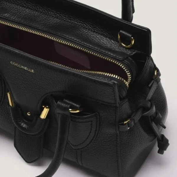 Coccinelle York Small Noir Women Coccinelle Top Handle Bag