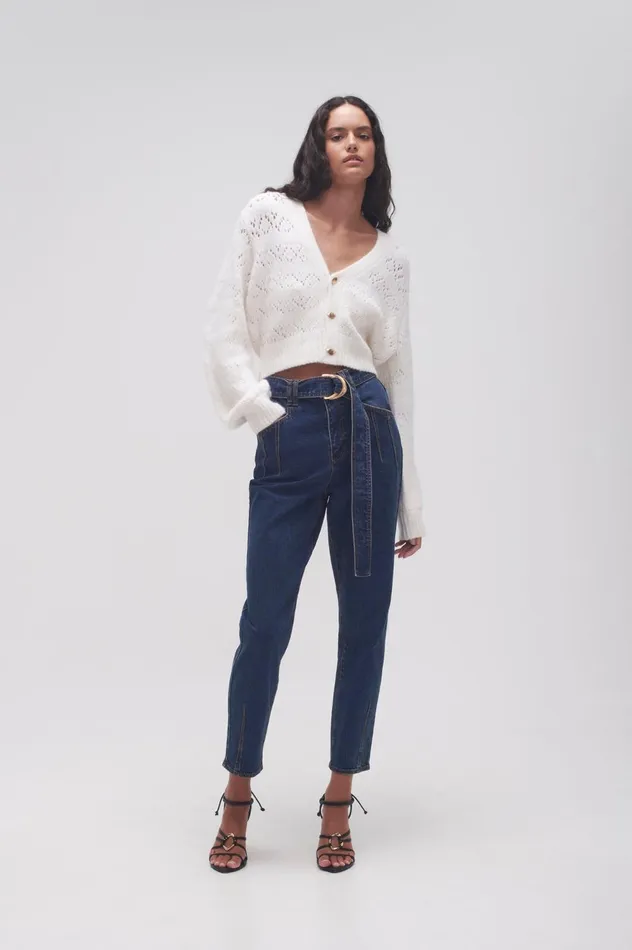 Colorado Cocoon Jean Washed Indigo Women Aje Pants
