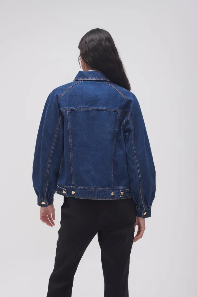 Colorado Denim Jacket Washed Indigo Women Aje Blazers Jackets 038 Coats