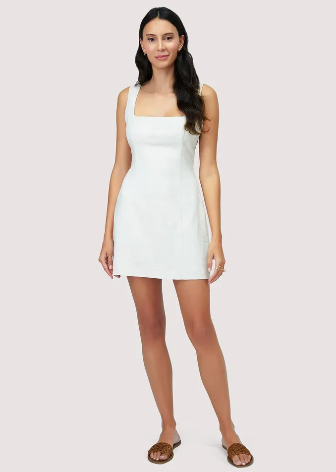 Costa Del Sol Mini Dress Oatmeal Women Lost Wander Dresses