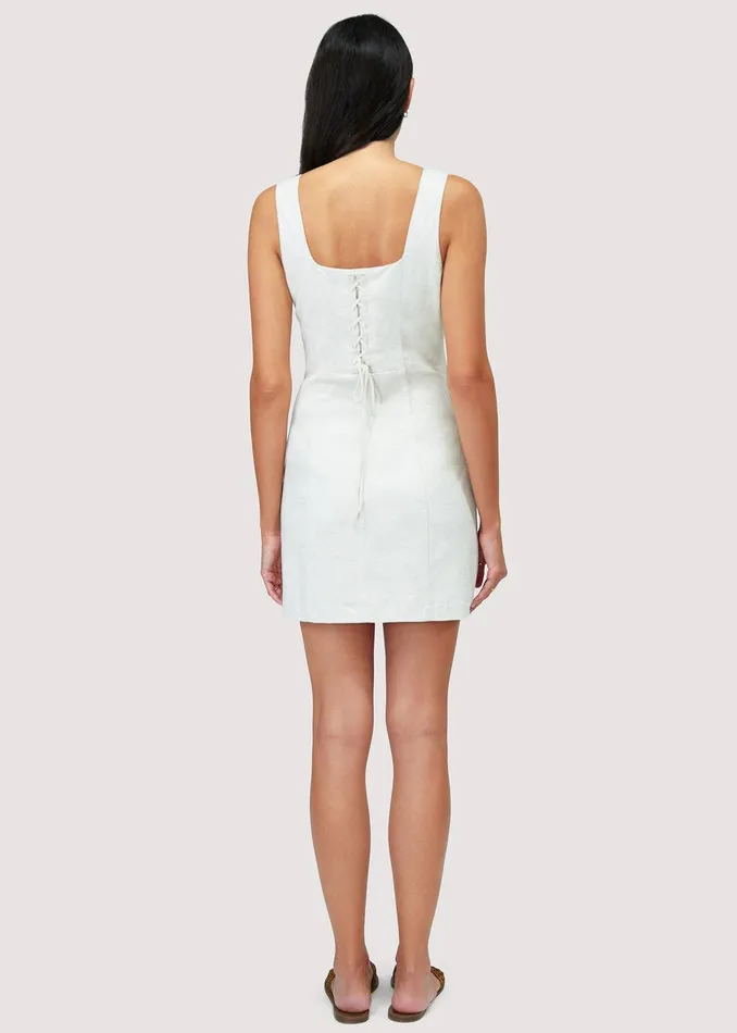 Costa Del Sol Mini Dress Oatmeal Women Lost Wander Dresses