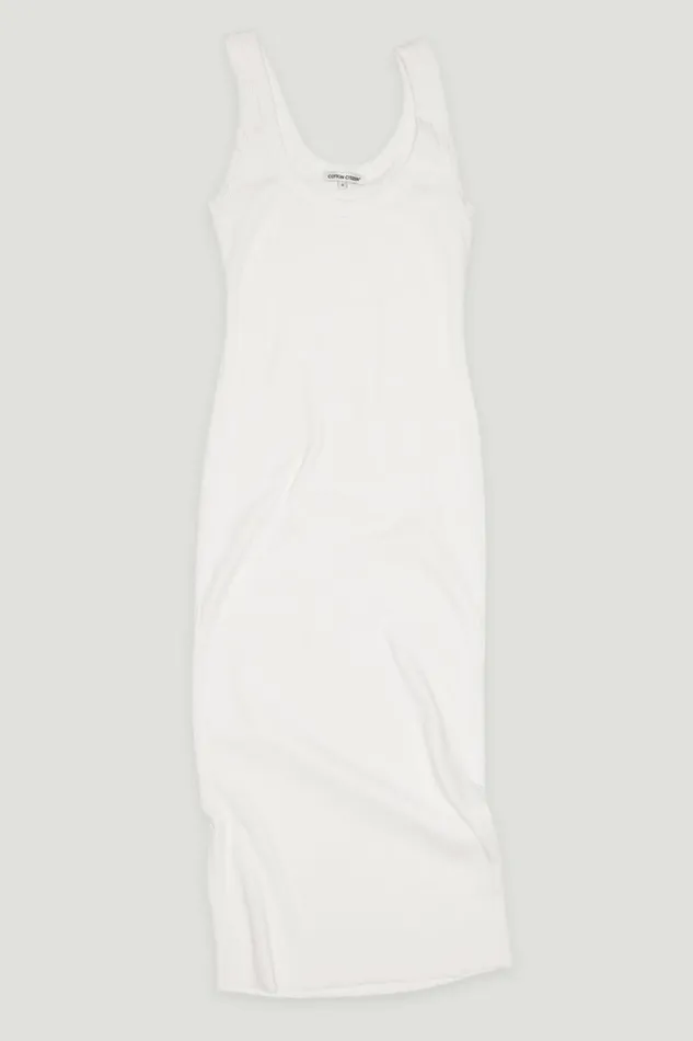 COTTON CITIZEN DRESSES Verona Midi Dress White 8211 Women