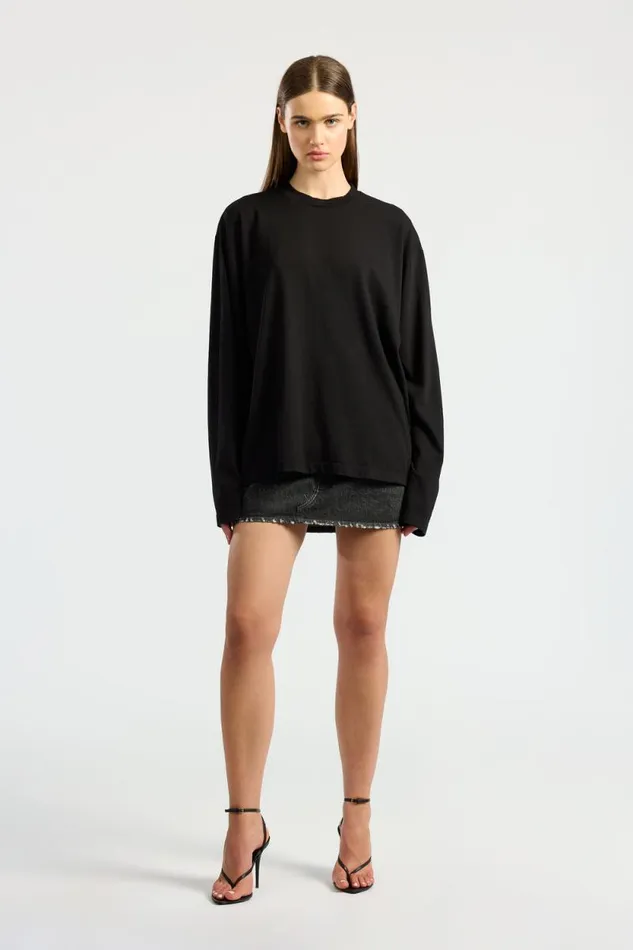COTTON CITIZEN SHIRTS Bowie Shirt Jet Black 8211 Women