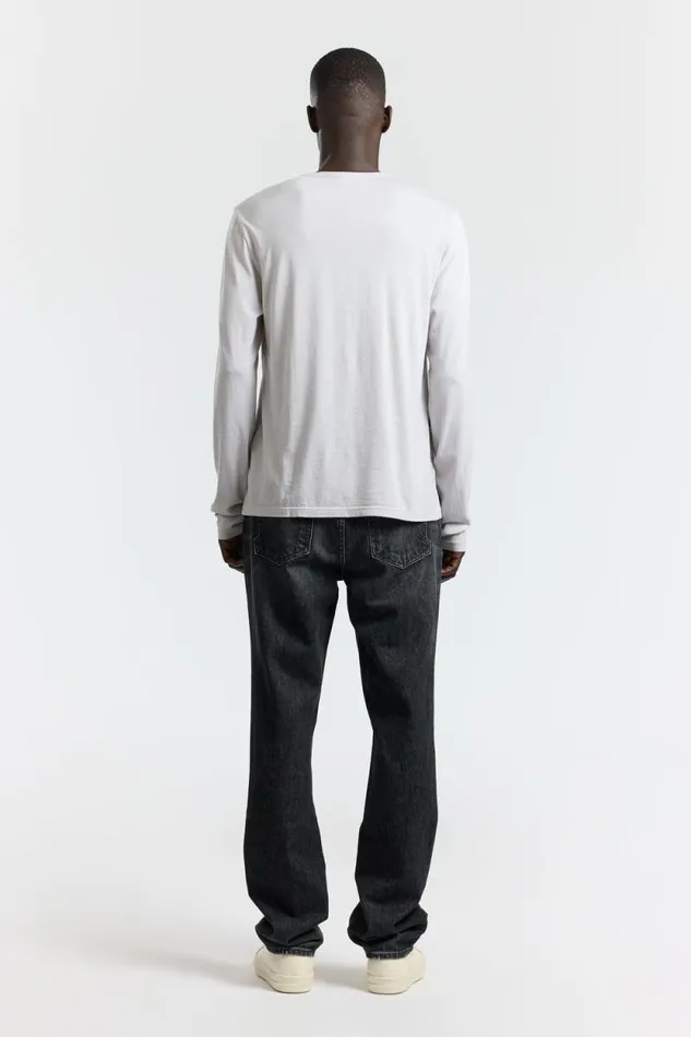 COTTON CITIZEN SHIRTS Classic Crew Long Sleeve Shirt Vintage White Stone 8211 Men