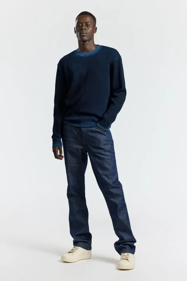 COTTON CITIZEN SHIRTS Cooper Thermal Vintage Navy 8211 Men