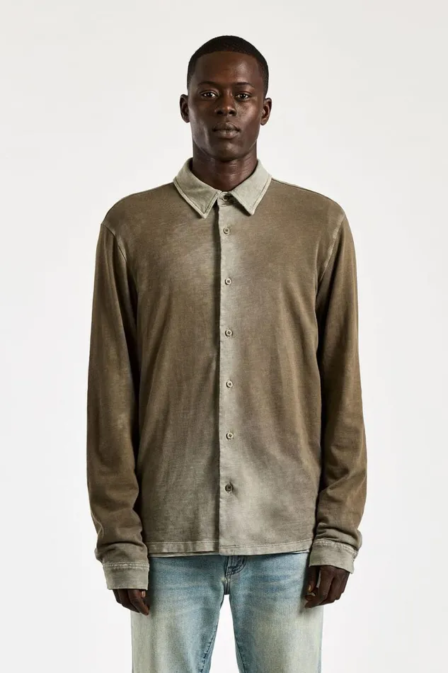 COTTON CITIZEN SHIRTS Presley Buttondown Vintage Taupe 8211 Men