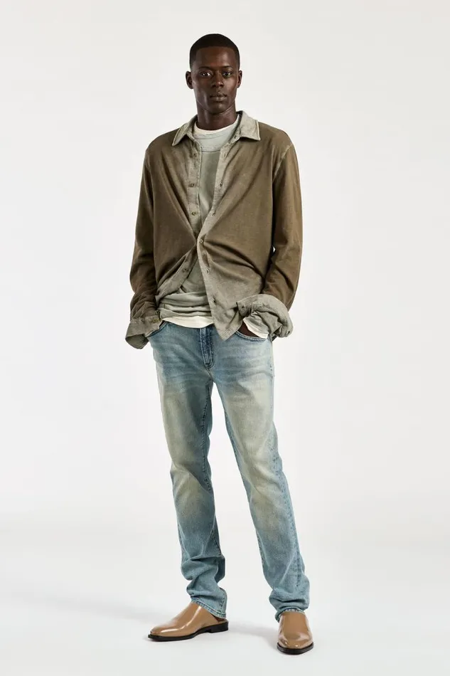 COTTON CITIZEN SHIRTS Presley Buttondown Vintage Taupe 8211 Men