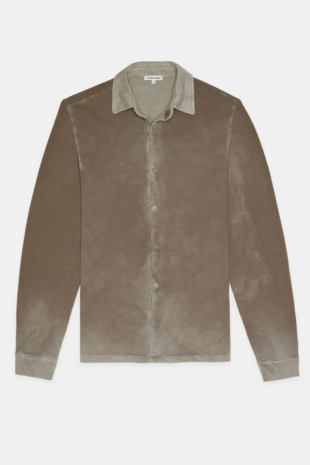COTTON CITIZEN SHIRTS Presley Buttondown Vintage Taupe 8211 Men