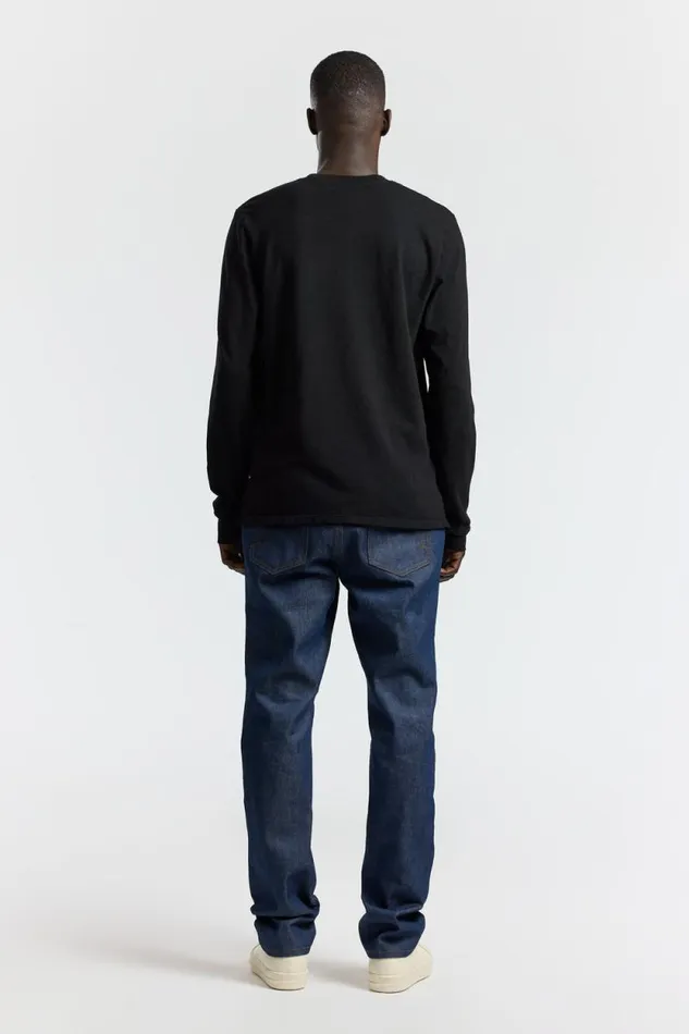 COTTON CITIZEN SHIRTS Presley Long Sleeve Shirt Jet Black 8211 Men