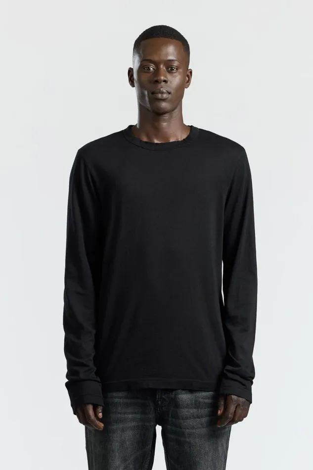 COTTON CITIZEN SHIRTS Prince Long Sleeve Shirt Jet Black 8211 Men