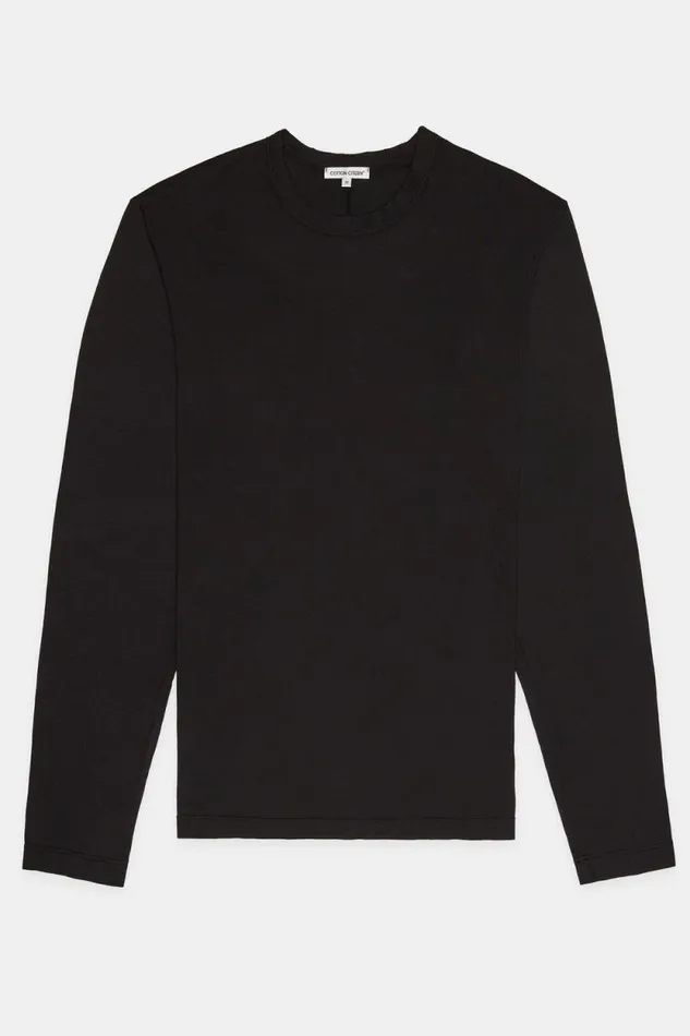 COTTON CITIZEN SHIRTS Prince Long Sleeve Shirt Jet Black 8211 Men