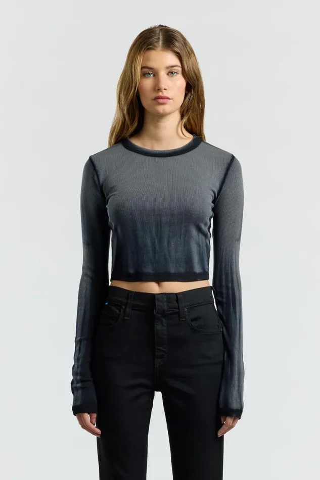 COTTON CITIZEN SHIRTS Verona Crop Shirt Black Cast 8211 Women