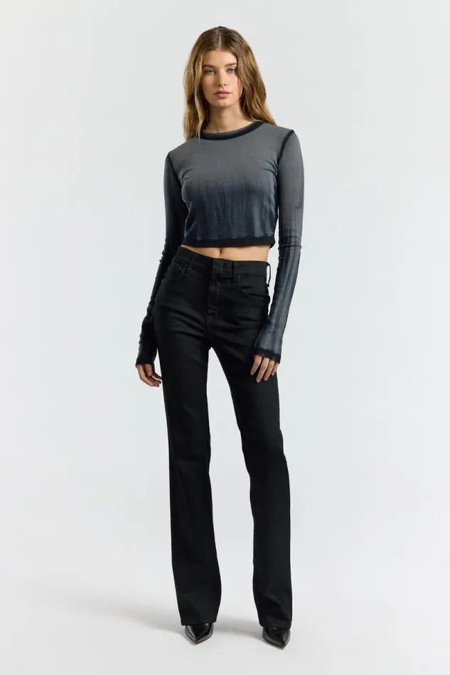COTTON CITIZEN SHIRTS Verona Crop Shirt Black Cast 8211 Women