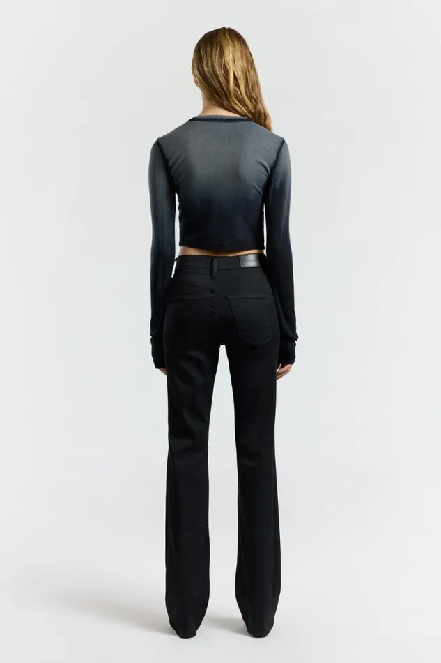 COTTON CITIZEN SHIRTS Verona Crop Shirt Black Cast 8211 Women