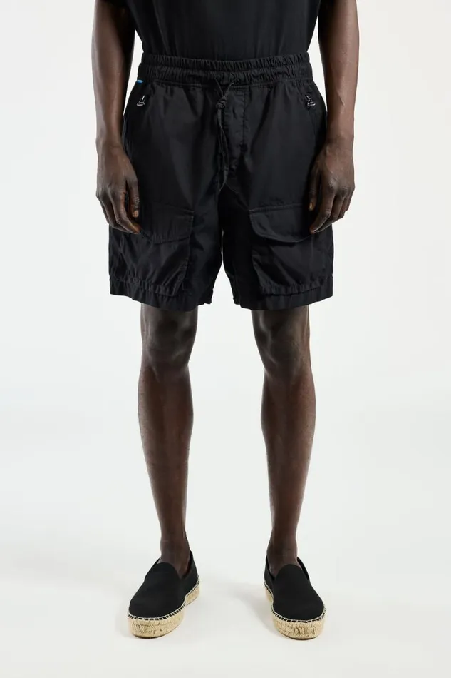 COTTON CITIZEN SHORTS Santorini Cargo Short Jet Black 8211 Men