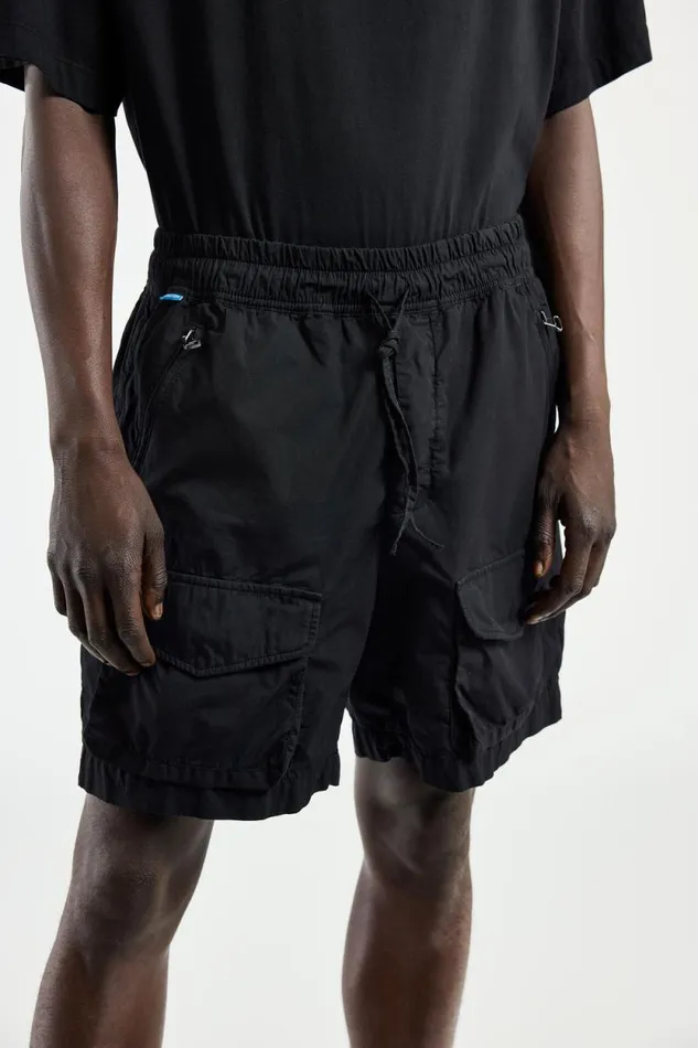 COTTON CITIZEN SHORTS Santorini Cargo Short Jet Black 8211 Men