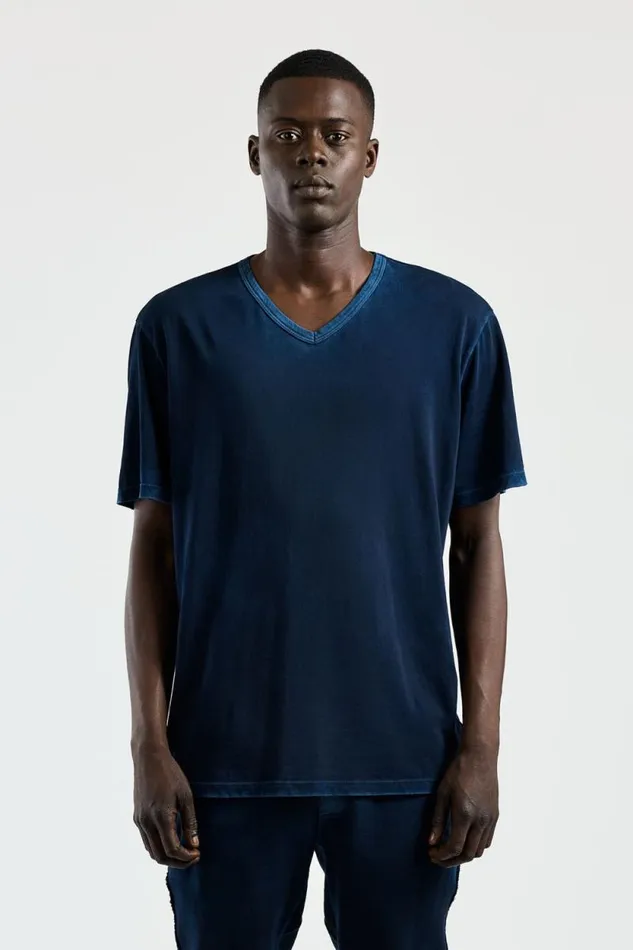 COTTON CITIZEN TEES Classic VNeck Tee Vintage Navy 8211 Men