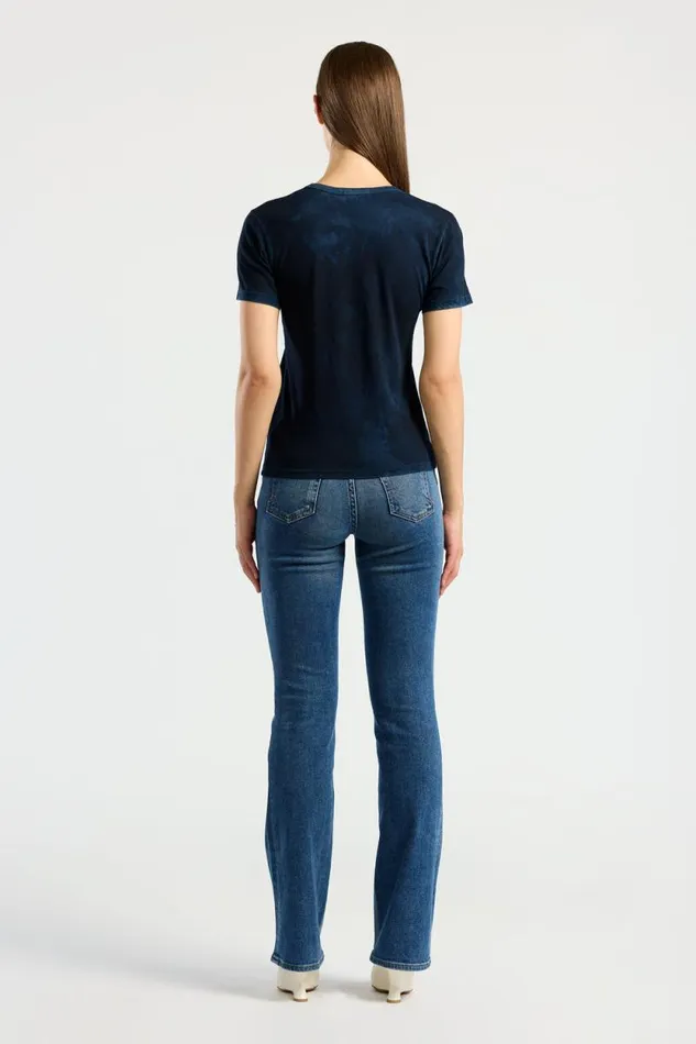 COTTON CITIZEN TEES Standard VNeck Tee Vintage Navy 8211 Women