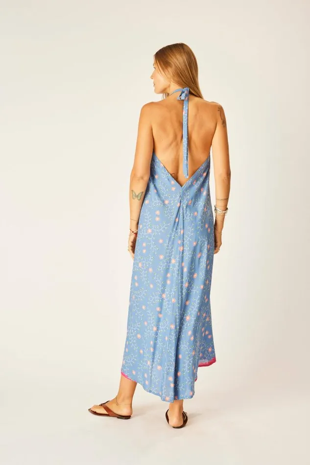 Coverups Shop Natalie Martin LOLA DRESS Pinwheel Denim