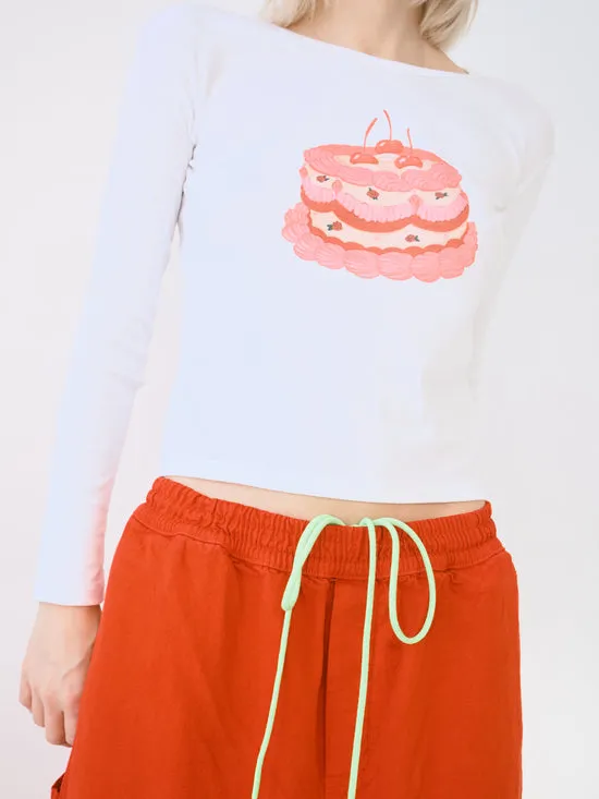 Dana Long Sleeve Tee Cake Women Tops Lisa Says Gah