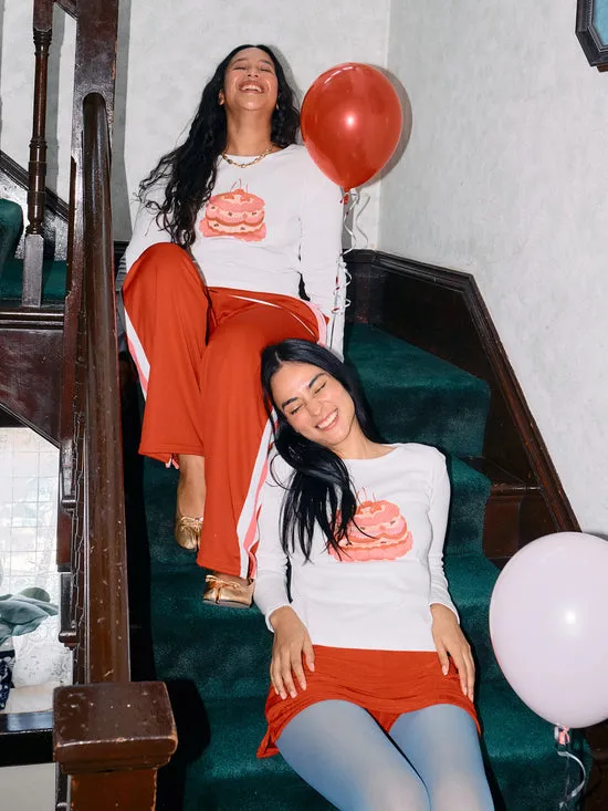 Dana Long Sleeve Tee Cake Women Tops Lisa Says Gah