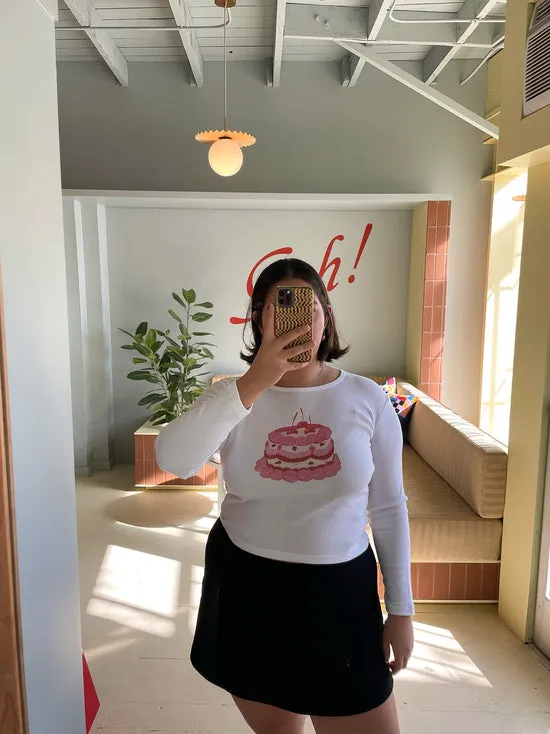 Dana Long Sleeve Tee Cake Women Tops Lisa Says Gah