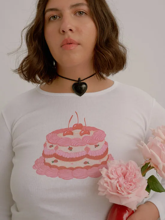 Dana Long Sleeve Tee Cake Women Tops Lisa Says Gah