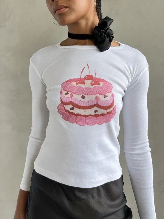 Dana Long Sleeve Tee Cake Women Tops Lisa Says Gah