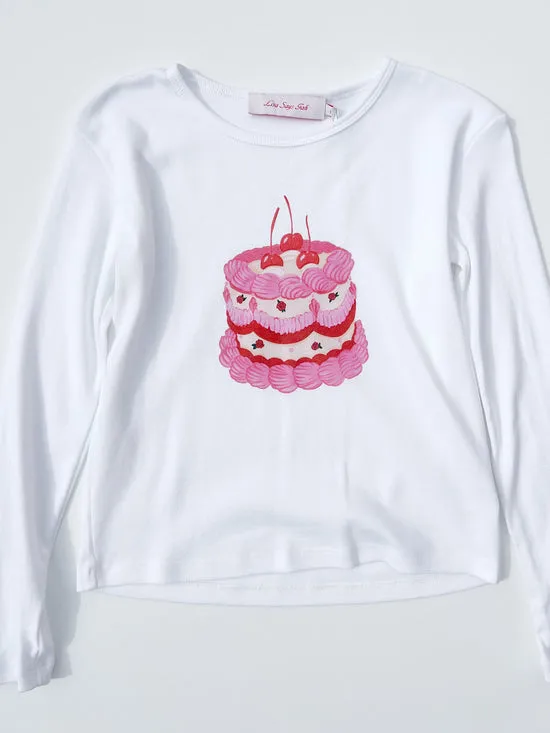 Dana Long Sleeve Tee Cake Women Tops Lisa Says Gah