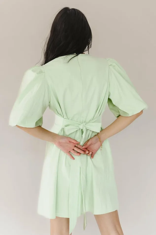 Danna Dress In Mint Mint Women Bohme Dresses
