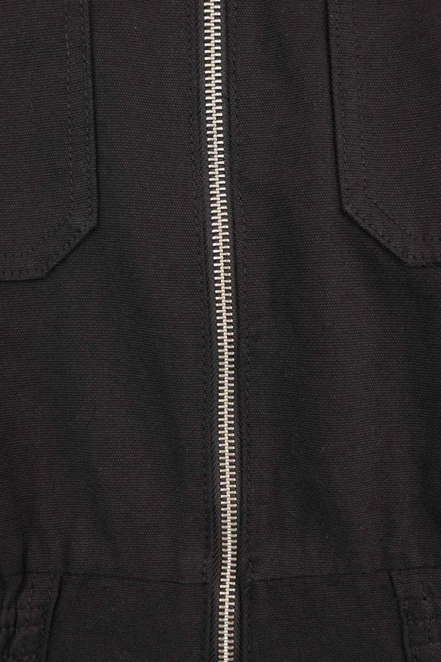 Danny Boilersuit Jet Black Canvas Womens LF Markey One Pieces