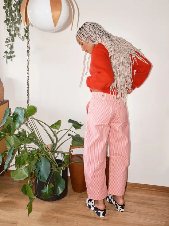 Daphne Trouser Red Stripe Bottoms Lisa Says Gah Women