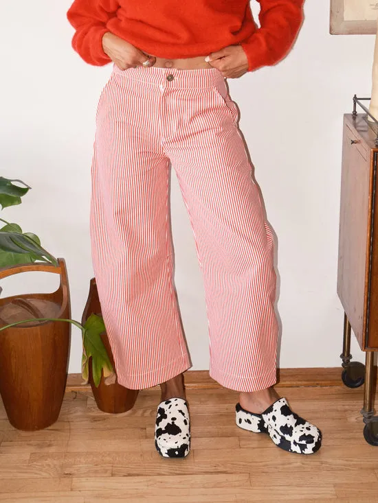 Daphne Trouser Red Stripe Bottoms Lisa Says Gah Women