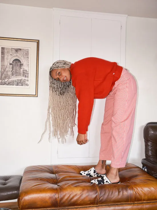 Daphne Trouser Red Stripe Bottoms Lisa Says Gah Women
